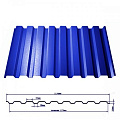 Профнастил стальной С-20 Ультромариново-синий (0,5мм; 1,15*2м) RAL 5002